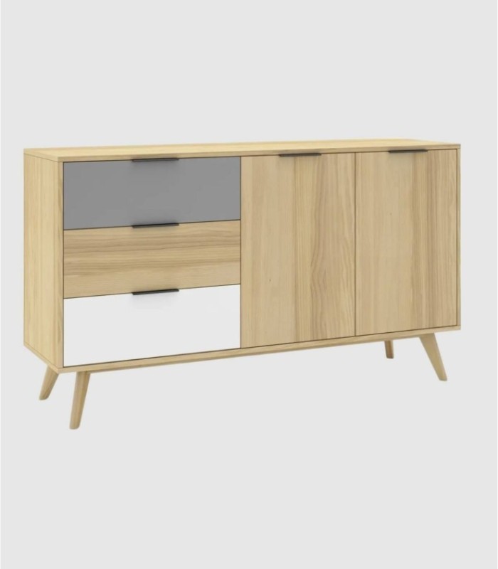 Aparador 2 puertas y 3 cajones Lanuke