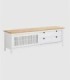 Mueble TV 2 cajones y 1 puerta Lanzet blanco