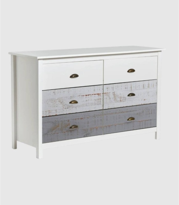 Cómoda 6 cajones Fernaus