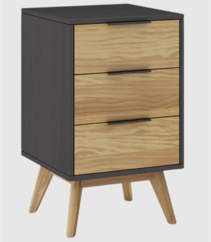 Tilske 3-drawer bedside table