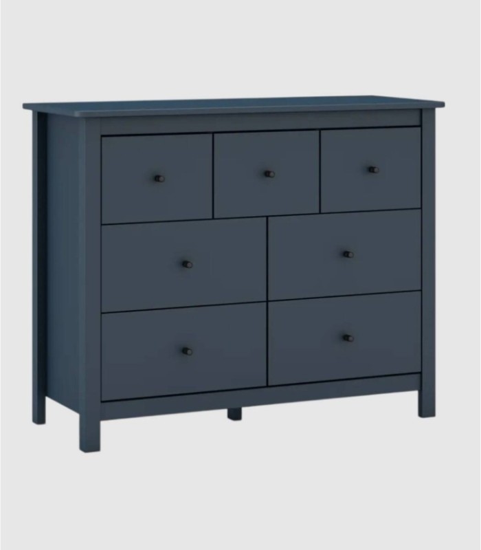 Nampas ladekast met 7 laden, blauw