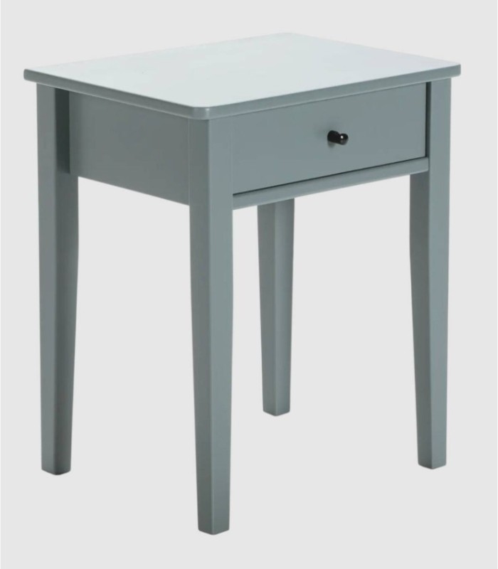 Merkes green bedside table with one drawer