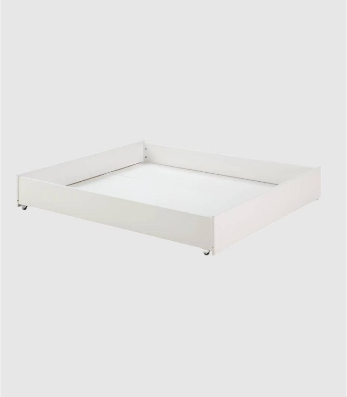 Layma white bed drawer