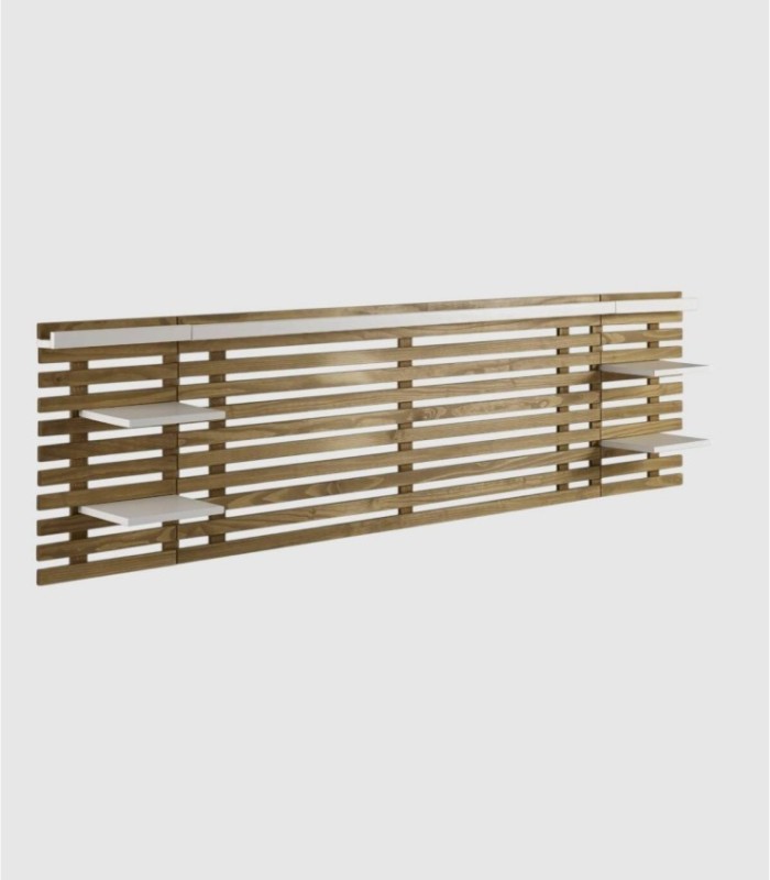 Moryak headboard, white wood