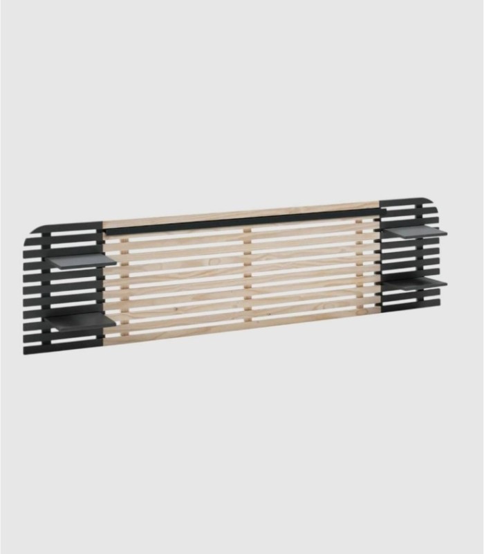 Pilku black beige headboard