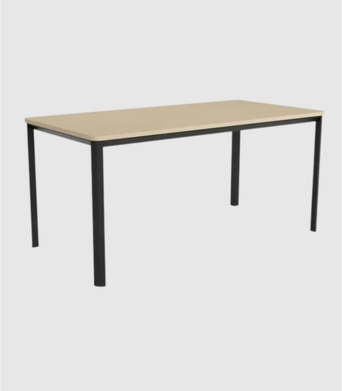 Onea medium large black pearl rectangular table