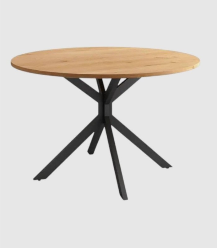 Waco small black oak table