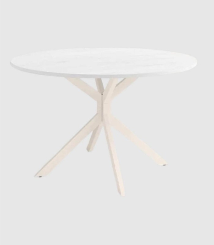 Wako small ivory white table