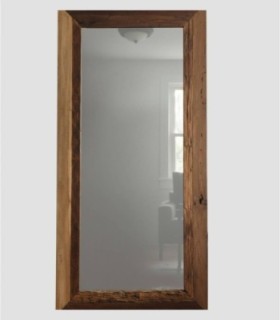 Espejo rectangular madera envejecida