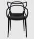 Silla plástico Estambul Negro