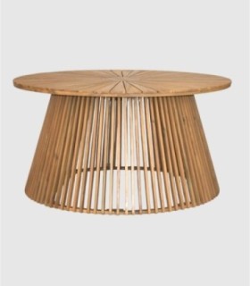 Mesa redonda madera Acacia