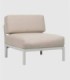 Sofá Maximo modular elemento central gesso