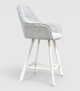 Taburete Bar Creta Color Gris