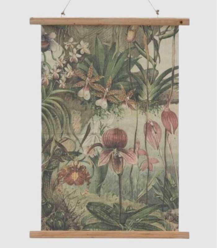 Oosterse orchidee-stijl perkament