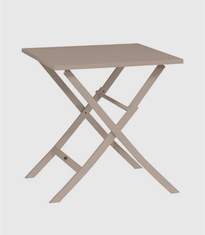 Kleine beige klaptafel Volga