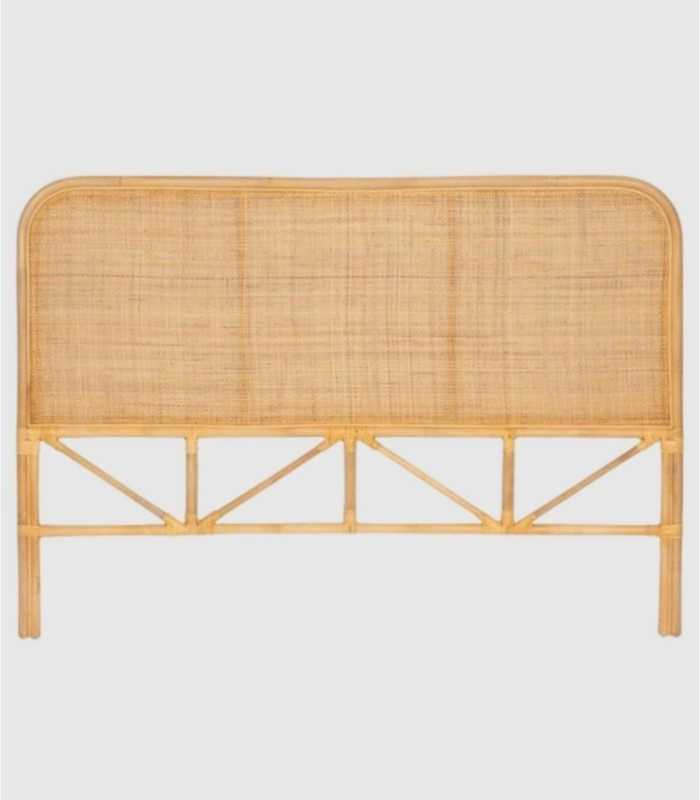 Rolly natural rattan headboard