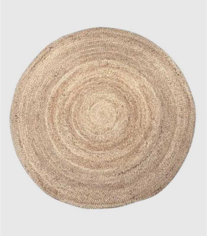 Natuurlijk jute vloerkleed