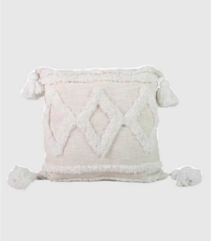 Tao kussen met diamantpatroon