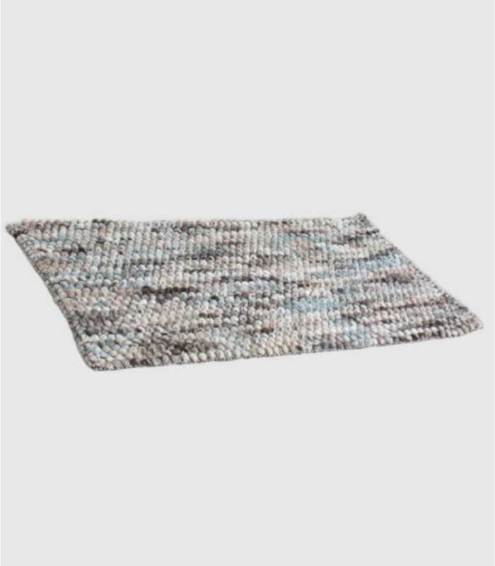 Lisbon black bath mat