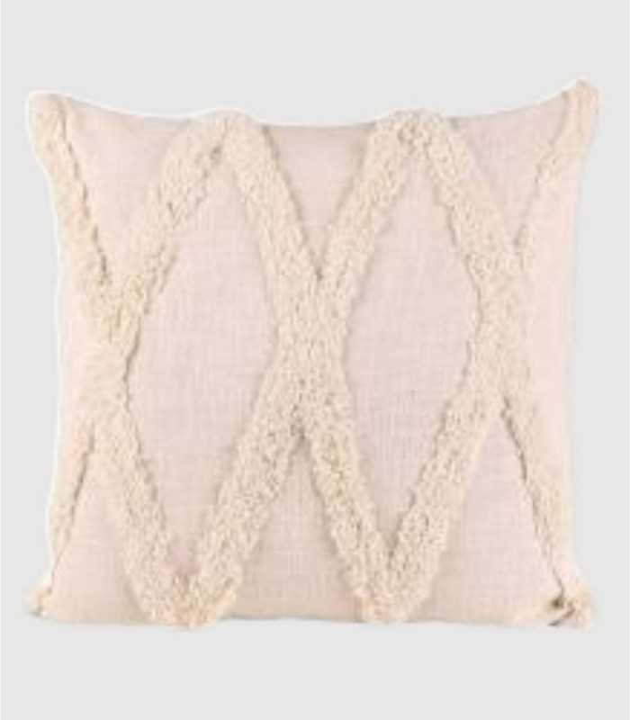 Agathe diamond relief cushion