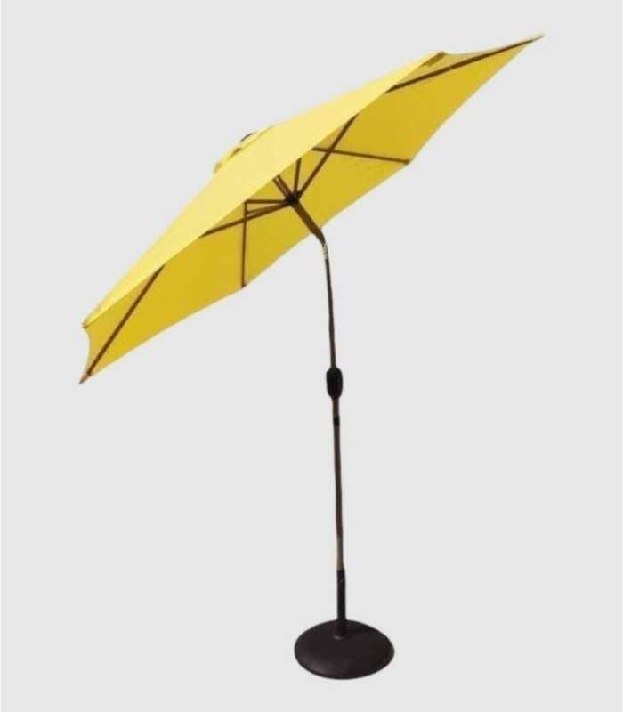 Mediterranean parasol 2.5 meters yellow