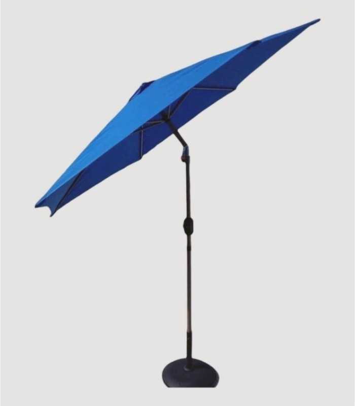 Mediterranean umbrella 3 meters blue
