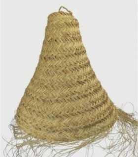Grote bossige esparto lamp