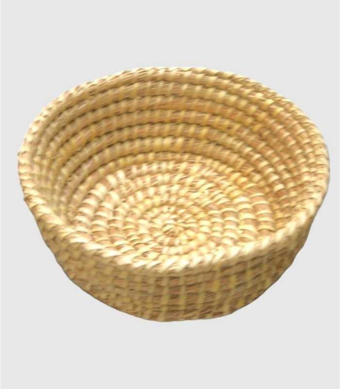 Large round wicker basket