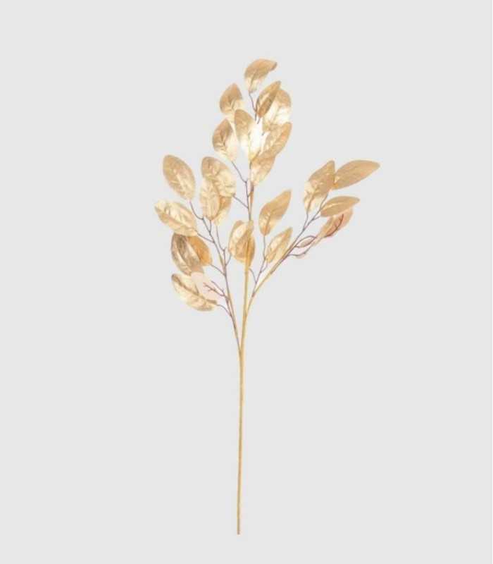 Christmas decoration bouquet gold color 70cm.