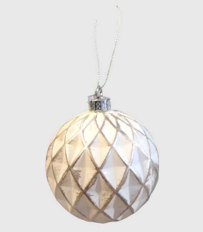 Kerstbaldecoratie 8 cm.