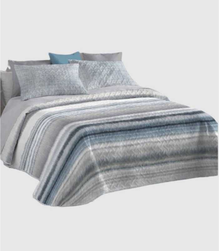 Irish reversible bouti bedspread